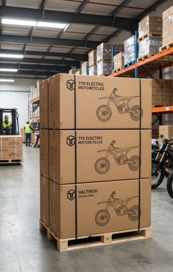 Tye motorcycles box package warehouse - TYE Motorcycles