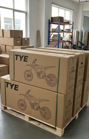 Tye motorcycles box package warehouse - TYE Motorcycles
